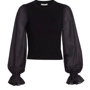 Alice & Olivia Kirie poet sleeve sweater